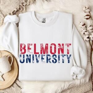 Belmont Nashville University Sweatshirt Cozy Grad Gift, Football Apparel
